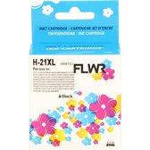 FLWR - Inktcartridge / 21XL / Zwart - Geschikt voor HP