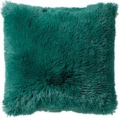 FLUFFY - Kussenhoes unikleur Galapagos Green 45x45 cm