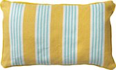 Dutch Decor STRIPES - Kussenhoes katoen 30x50 cm - Lemon - geel - streepjes - met rits