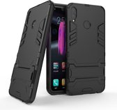 Huawei Honor 8X Kickstand Shockproof Zwart Cover Case Hoesje A3BL