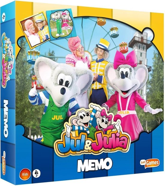 Just Games Legpuzzel Jul & Julia Junior Karton 24 Stukjes