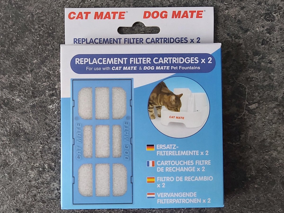 Cat Mate Drinkfontein Inclusief Extra Pomp en 2 extra Filters | bol.com