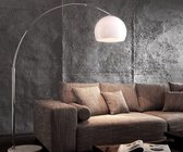 Lamp Big-Deal Eco Lounge wit marmer verstelbare booglamp