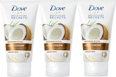 Dove Handcrème Coconut 3 x 75 ml Multipack - Voor de droge huid - Hand cream Coconut Restoring Care for dry skin