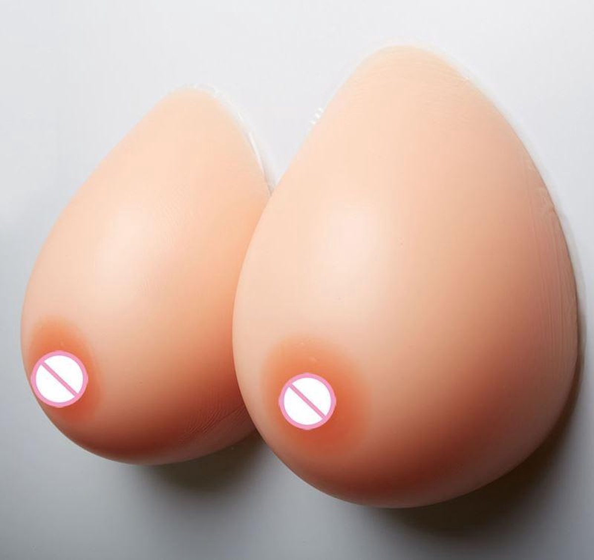 Super zachte silicagel Borstprothese Kunstmatige Borst Real touch gevoel | BH vulling | Rondborstig |500 g