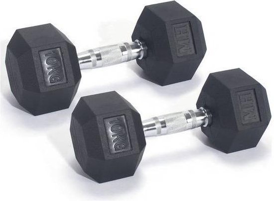 Men's health 2024 rubber dumbbell set