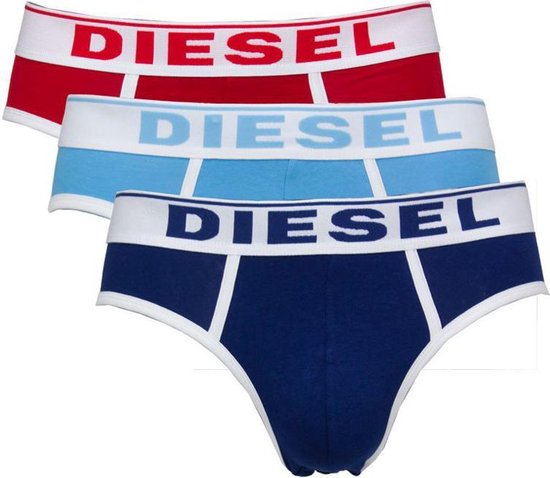 Diesel - Heren - 3-Pack Andre Brief Slips - Multicolor - XL | bol.com