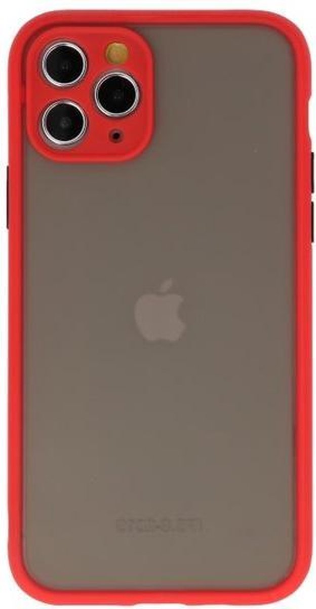Kleurcombinatie Hard Case voor iPhone 11 Pro Rood
