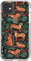 Casetastic Apple iPhone 11 Hoesje - Softcover Hoesje met Design - Cheetah Life Print