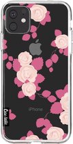 Casetastic Apple iPhone 11 Hoesje - Softcover Hoesje met Design - Pink Roses Print