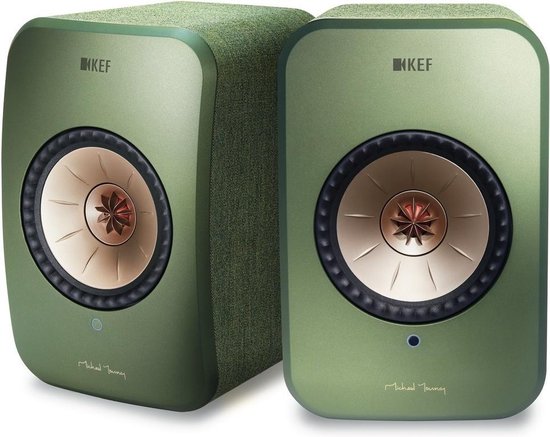 Inspecteren Indica achterzijde KEF LSX Wireless Stereo Speakers - Groen ( prijs per set ) | bol.com