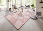 Binnen & buiten vloerkleed Sevres Elle Decoration - roze 140x200 cm