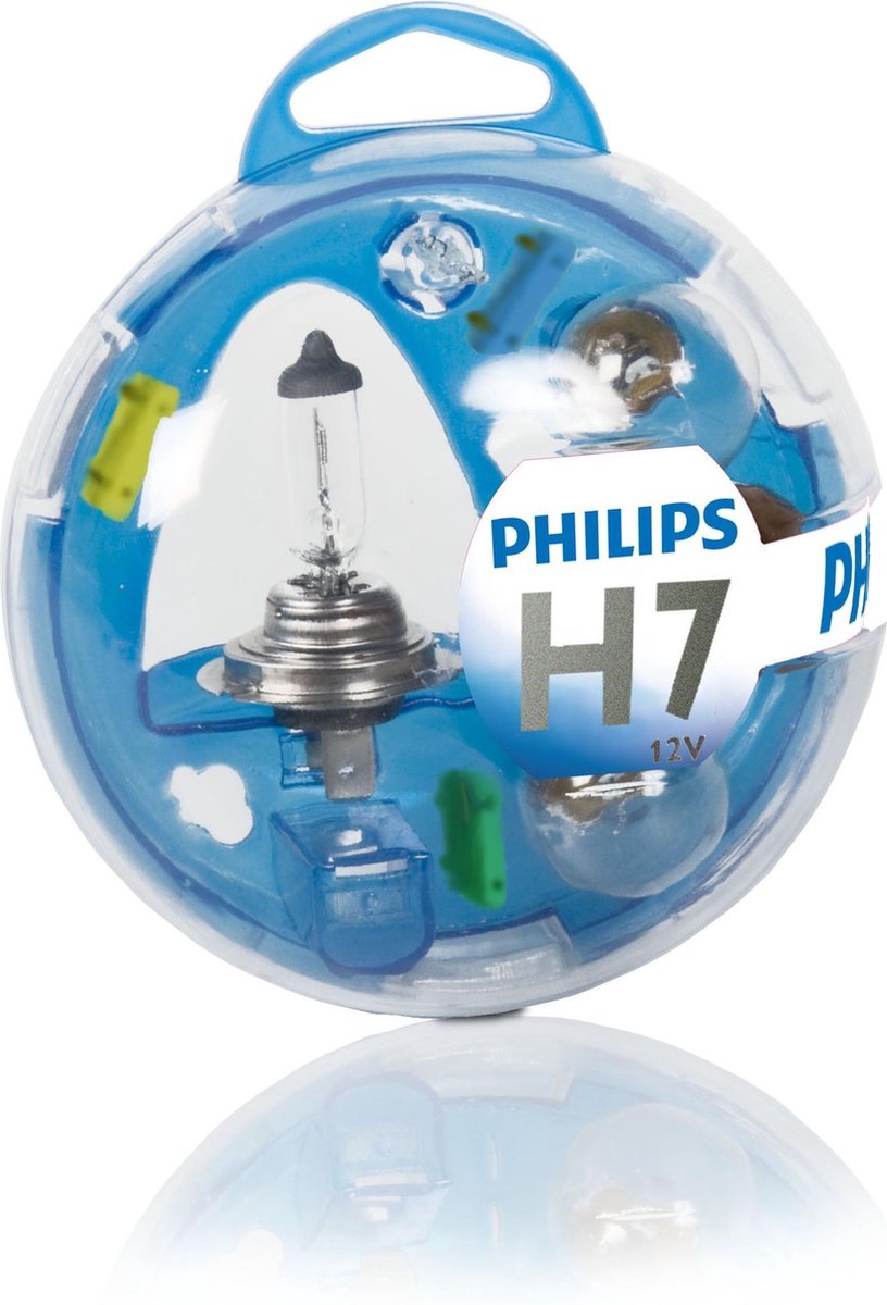 Philips 12V H7 auto reserve lampen set