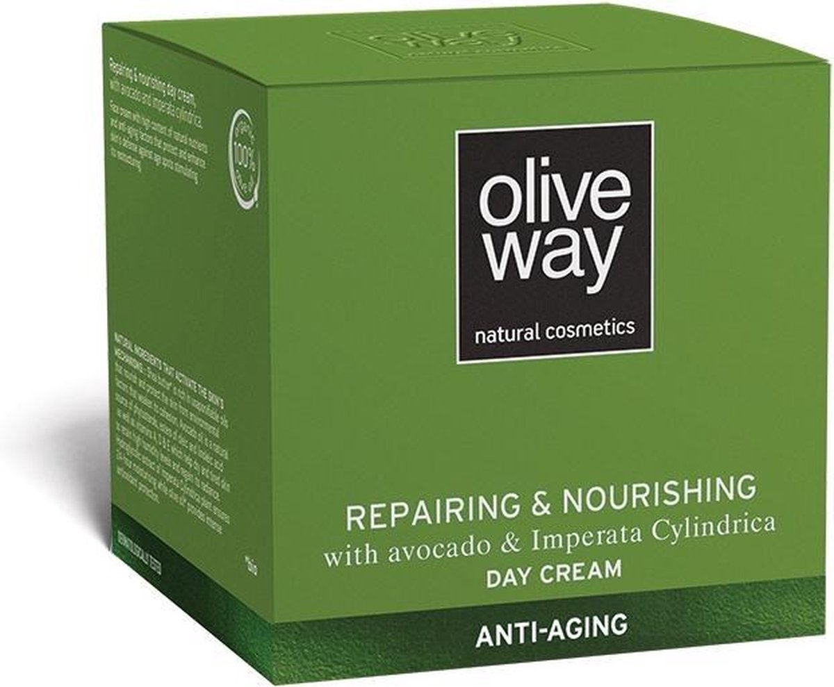 Oliveway Anti-aging gezichtscrème met vitamine A,D en E