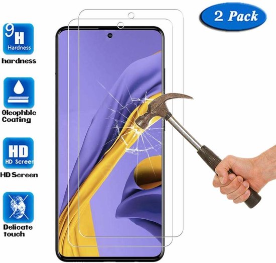 Protection d'écran Samsung Galaxy A51 en verre trempé - 2 pièces