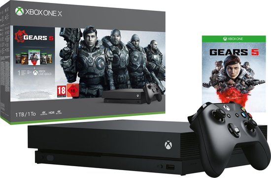 Xbox One X console 1 TB + Gears 5