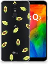 LG Q7 Siliconen Case Avocado