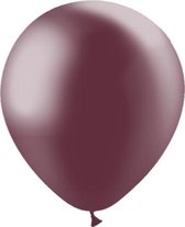 Bordeaux Rood Ballonnen Metallic 30cm 50st