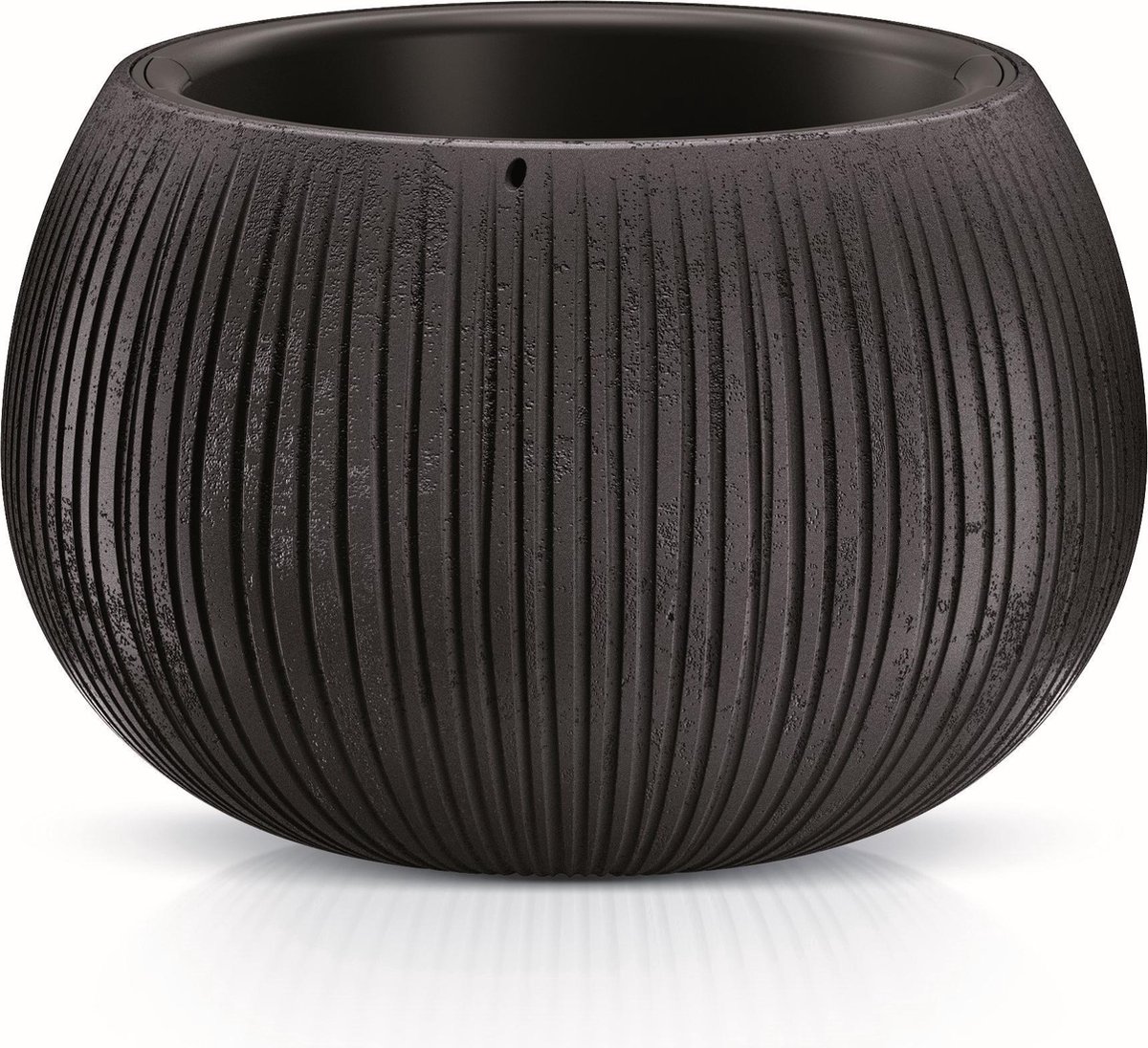 Bloemschaal Plantschaal Beton Bowl 37cm BETON ZWART Prosperplast