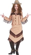 Rubie's Kostuum Cowgirl Dames Bruin Maat 42
