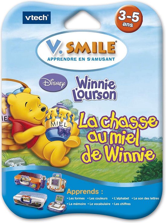 VTech 80-137504 Winnie l'Ourson - Toupie de jeu et d'apprentissage