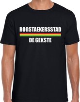 Carnaval t-shirt Rogstaekersstad de gekste voor heren - zwart - Weert - carnavalsshirt / verkleedkleding S