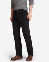 Wrangler Texas Low Stretch Black Overdye Heren Regular Fit Jeans - Zwart - Maat 40/34