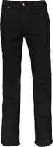 Wrangler Texas Low Stretch Black Overdye Heren Regular Fit Jeans - Zwart - Maat 36/32