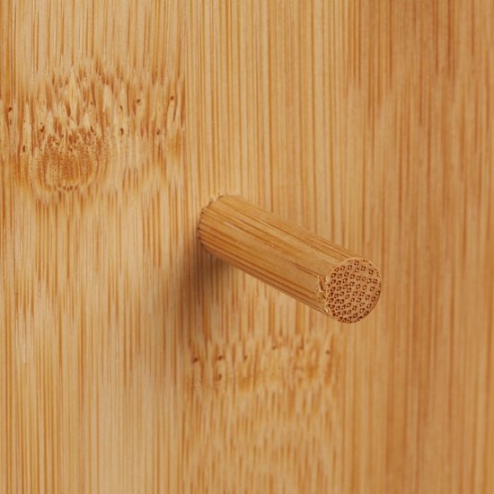 Set van 6 Bamboe Ontbijtplankjes - Houten Keukenplankje met Antibacteriële Eigenschappen