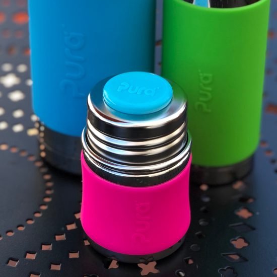 Pura silicone afsluitdisk 2 stuks Rose en Carrot — afbeelding 3