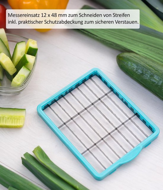 Genius Gemüseschneider Nicer Dicer Chef Tomaten-Gemüse-Schneider 6 Mm Sorgt Fuer Schnelligkeit Perfektion Und Unzaehlige Moeglichkeiten S0a830x3