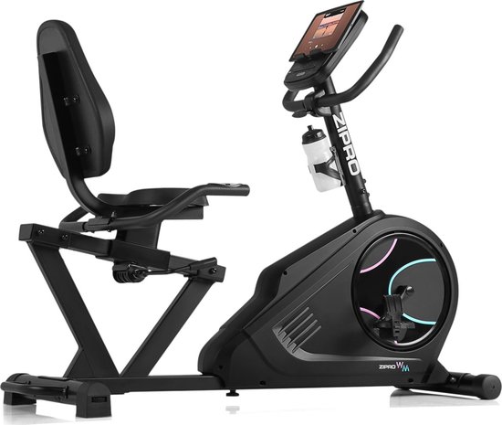 ZIPRO GLOW WM - Ligfiets Hometrainer - Elektromagnetisch - 150kg Belasting - iConsole+ App - Comfortabel