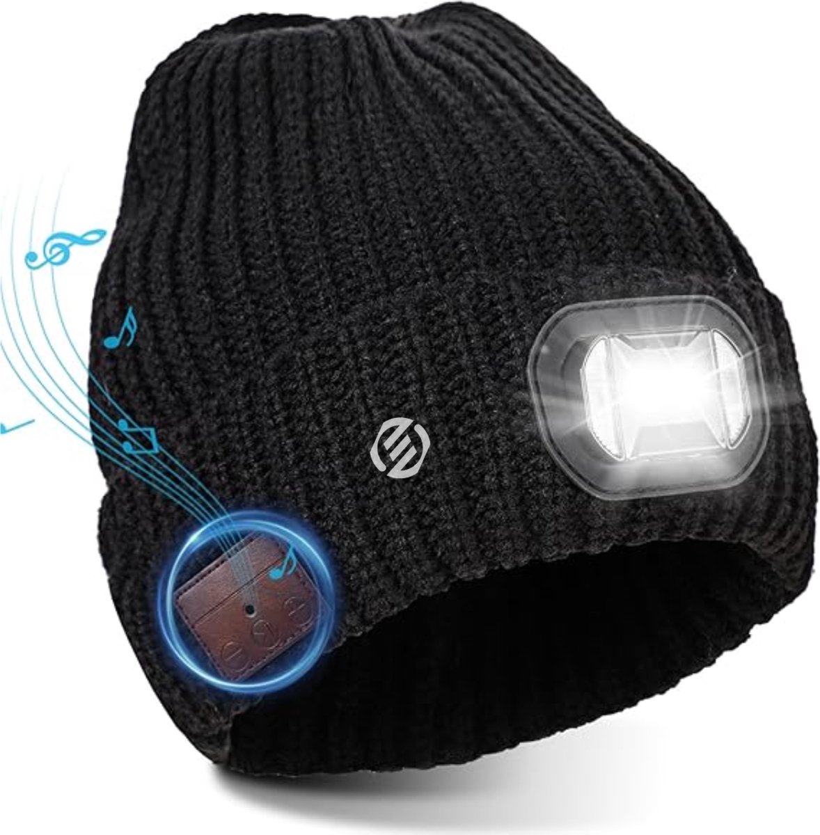 Equivera Bluetooth Muts - Muts met Bluetooth - Muziek Muts - Oplaadbaar - Meerdere Standen - Voor Muziek en Bellen