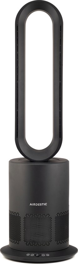 Airdestic Evo 3 in 1 Luchtreiniger, Ventilator & Kachel - Air Purifier - Torenventilator - HEPA 13 Filter – Verkoeler - Heater – Elektrische Verwarming