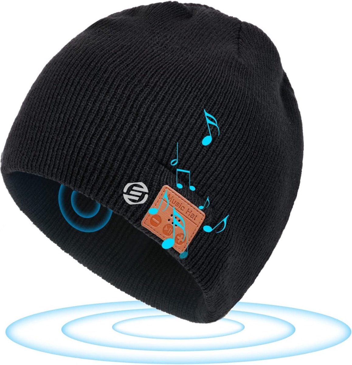 Equivera Bluetooth Muts - Muts met Bluetooth - Muziek Muts - Oplaadbaar - Meerdere Standen - Voor Muziek en Bellen