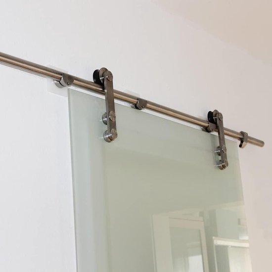 SCHARTEC Schuifpoort, wieltjes, U-profiel, hofpoort, wielen voor geleiderail, tuinpoort, looprol, schuifdeur (diameter 78 mm
