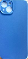 Coque de téléphone adaptée à Apple Iphone 13-14-15 coque en silicone - coque arrière - protection optimale - Blauw