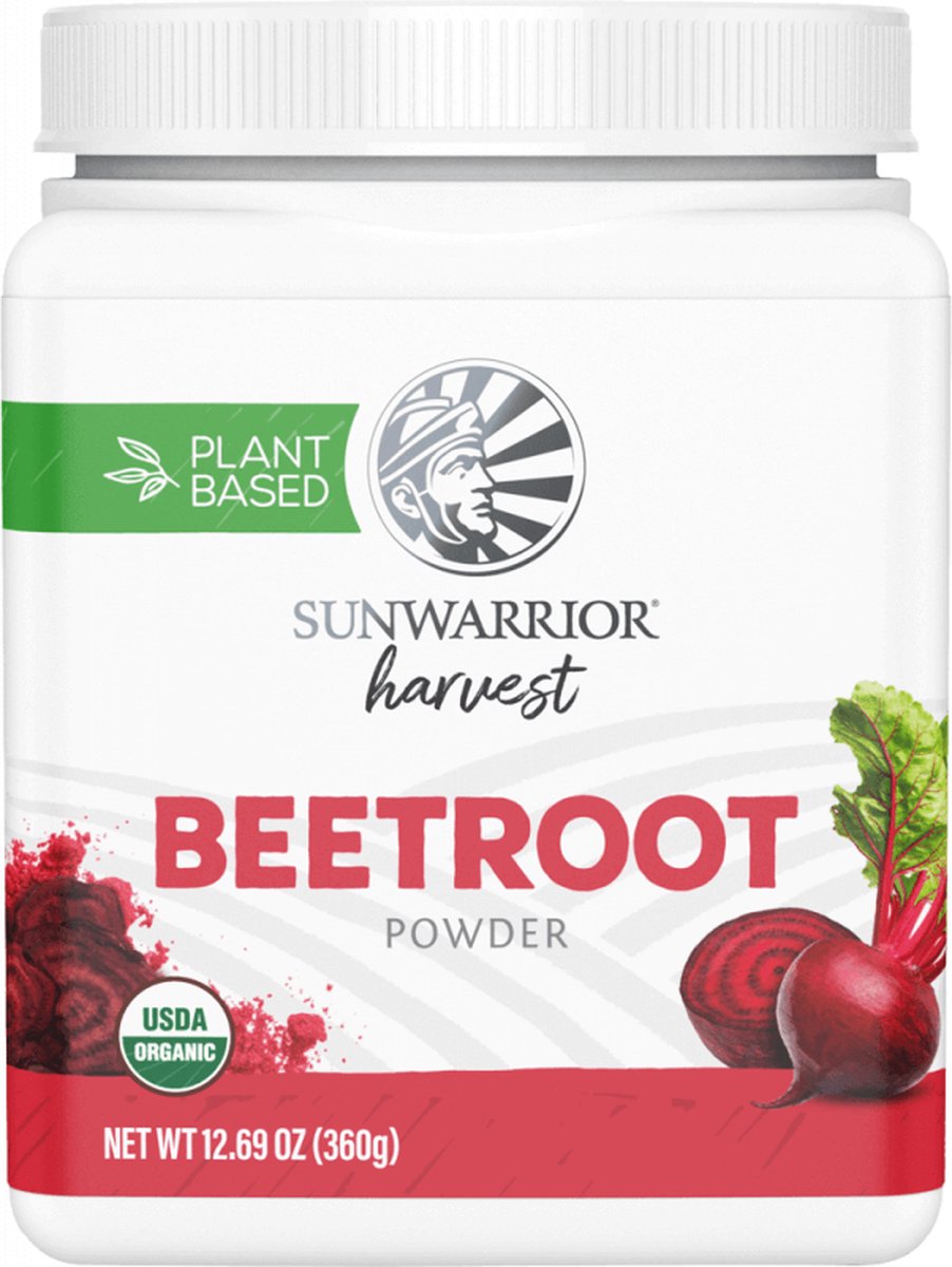 Sunwarrior Organic Beetroot Powder (360g) Standard - Functionele voeding - Supervoeding
