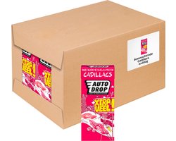 Autodrop - Snoep - Beroemde Bosvruchtrode Cadillacs Xtra Veel - 6 doosjes - 380 gram