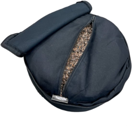 YogaStyles Meditatiekussen Comfort Zwart - Extra hoog van YogaStyles — afbeelding 3