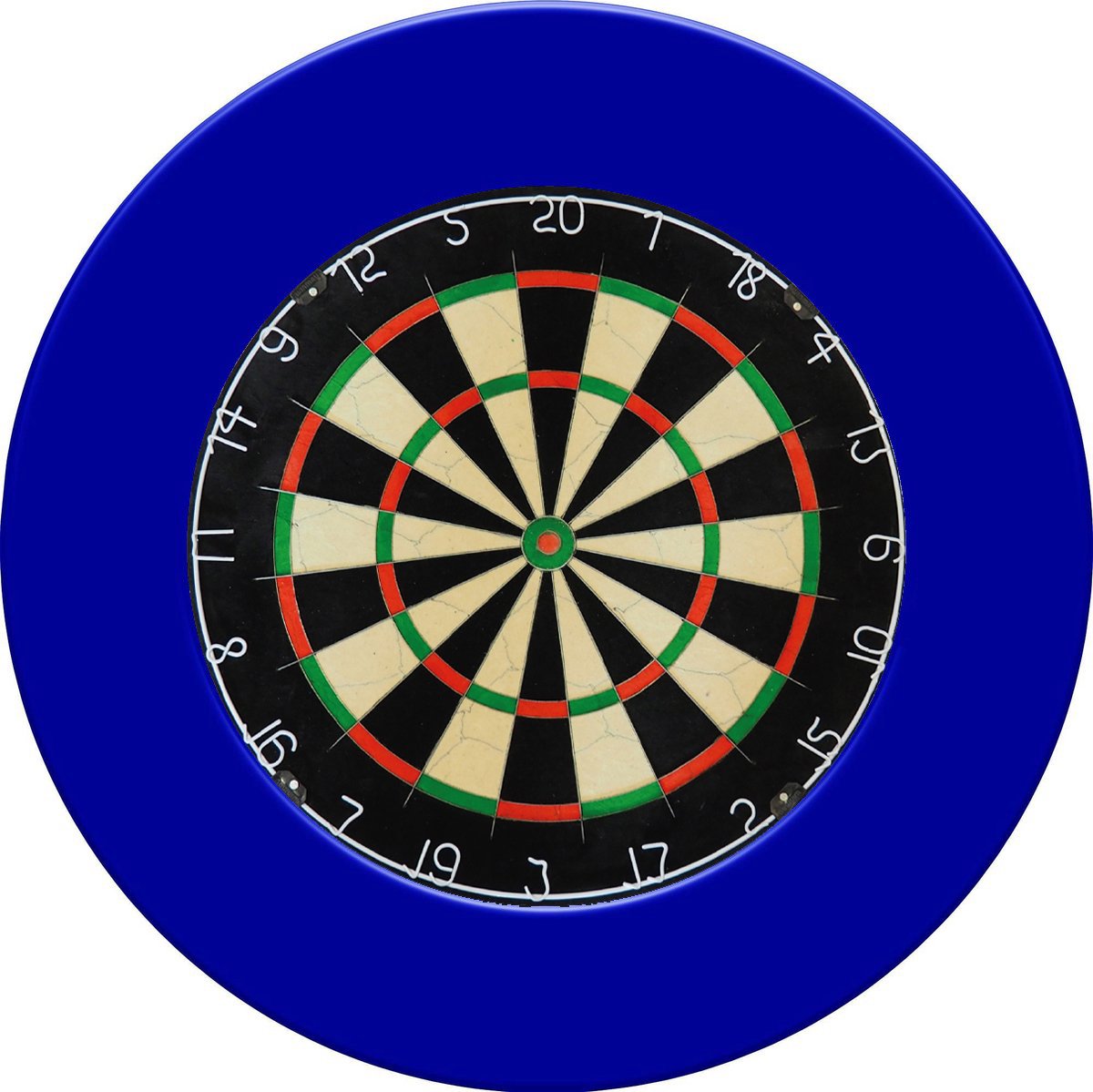 Dragon Darts - Dartbord & Dartbord Surround Blauw - Hoogwaardige Dartomranding - Dart Surround Ring - Bescherming Pijlen & Muren - Gemakkelijk te bevestigen