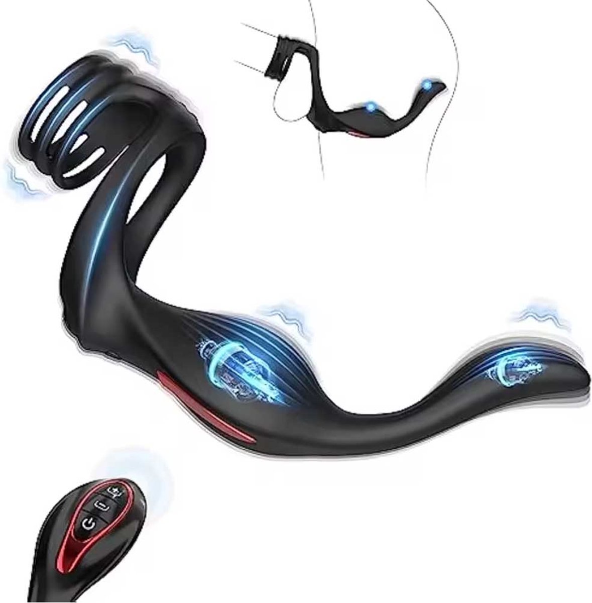 Goedkoopste Anale Cockring Masturbator - Vibrerende penisring - Penis - Anaal - Anus - Vibrator