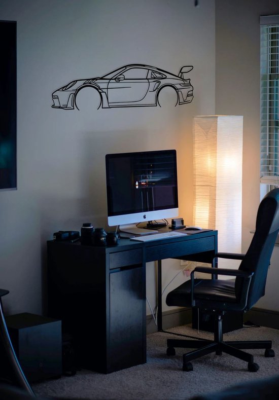 Porsche 911 - Porsche 911 GT3 RS - Décoration murale voiture - Décoration murale - Bois - Décoration murale - Affiche Porsche 911 - Porsche 911 rsr - Porsche 911 gt3