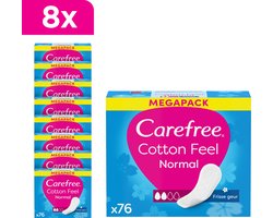 Carefree Inlegkruisjes Normal Bio - 608 stuks
