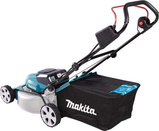 Geluidsarme Accugrasmaaier - 2 x 18V - 46 cm Maaibreedte - 60 L Grasopvangbak — afbeelding 2