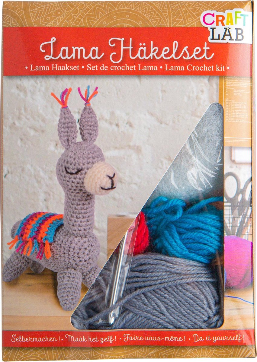 Kit pour crochet- Lama - Mes courses en vrac
