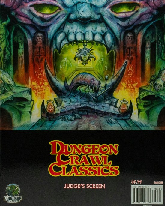 Dungeon Crawl Classics RPG Judges Screen - cover