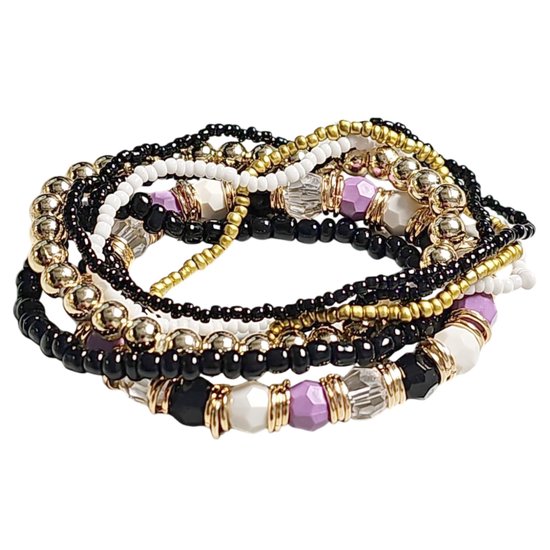 Fako Bijoux® - Bracelet - Beachbumb - Noir