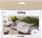Creativ Company Mini Hobbyset Punch Needle Sleutelhanger Beige
