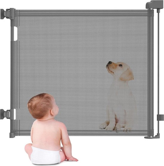 Intrekbare Veiligheidsbarrière voor Kinderen en Huisdieren - 140 cm
